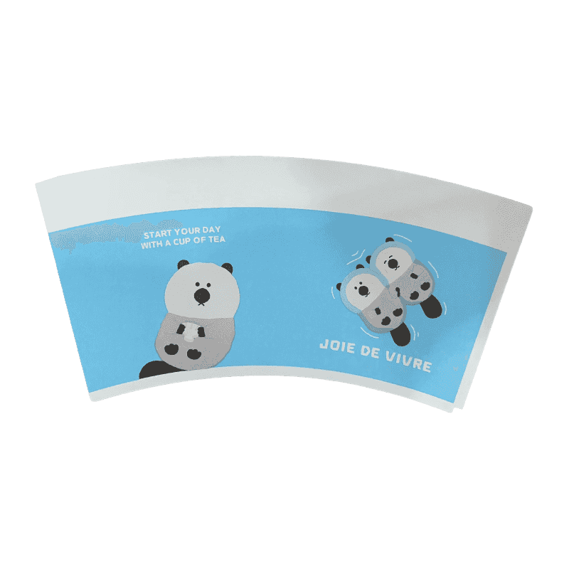 7oz biologischgradbare drucken paptbecher ventilat